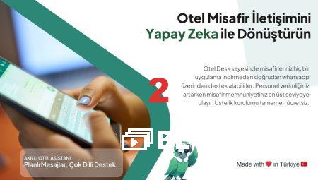 Türkiye Otelcilik Sektöründe Bir İlk: Otel Müdürü Kendi Yapay Zeka Destekli Akıllı Otel Asistanını Geliştirdi