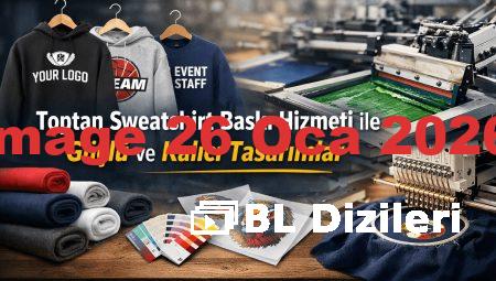Toptan Sweatshirt Baskı Hizmeti ile Güçlü ve Kalıcı Tasarımlar