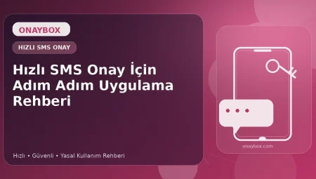 Hızlı SMS Onay İçin Adım Adım Uygulama Rehberi