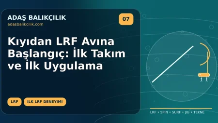 Kıyıdan LRF Avına Başlangıç: İlk Takım ve İlk Uygulama
