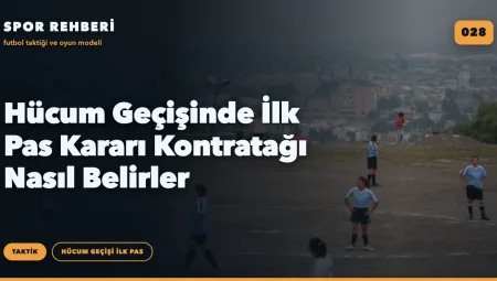 Hücum Geçişinde İlk Pas Kararı Kontratağı Nasıl Belirler