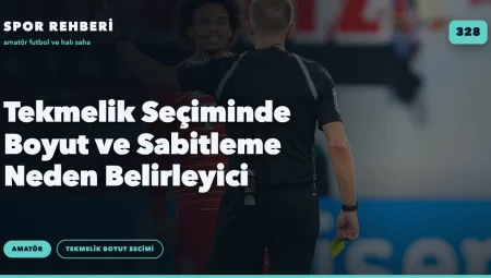 Tekmelik Seçiminde Boyut ve Sabitleme Neden Belirleyici